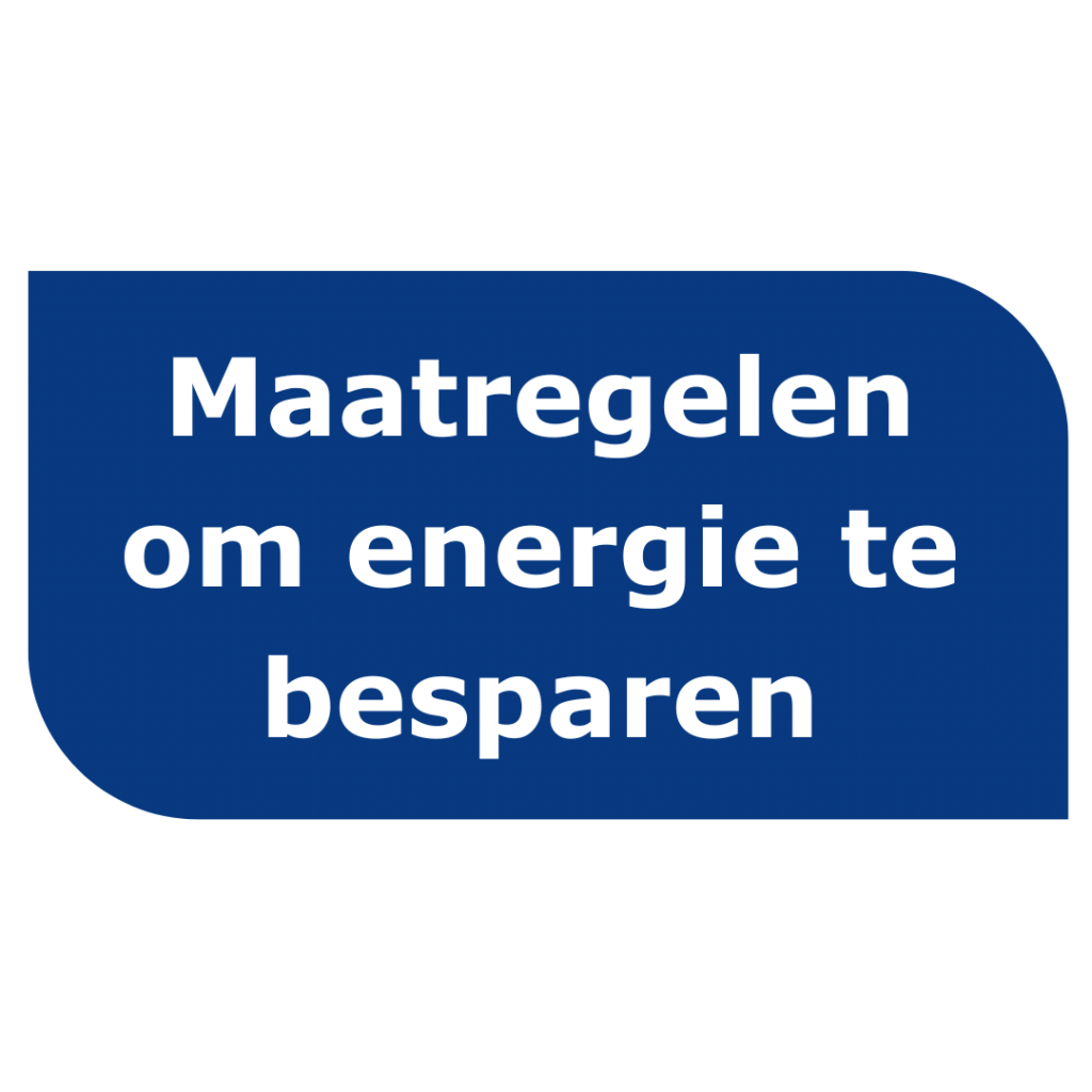 Maatregelen om energie te besparen